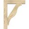 Ekena Millwork Funston Block Rough Sawn Bracket w/ Offset Brace, Douglas Fir, 6"W x 24"D x 32"H BKT0604X24X32FST05RDF - alternate 2